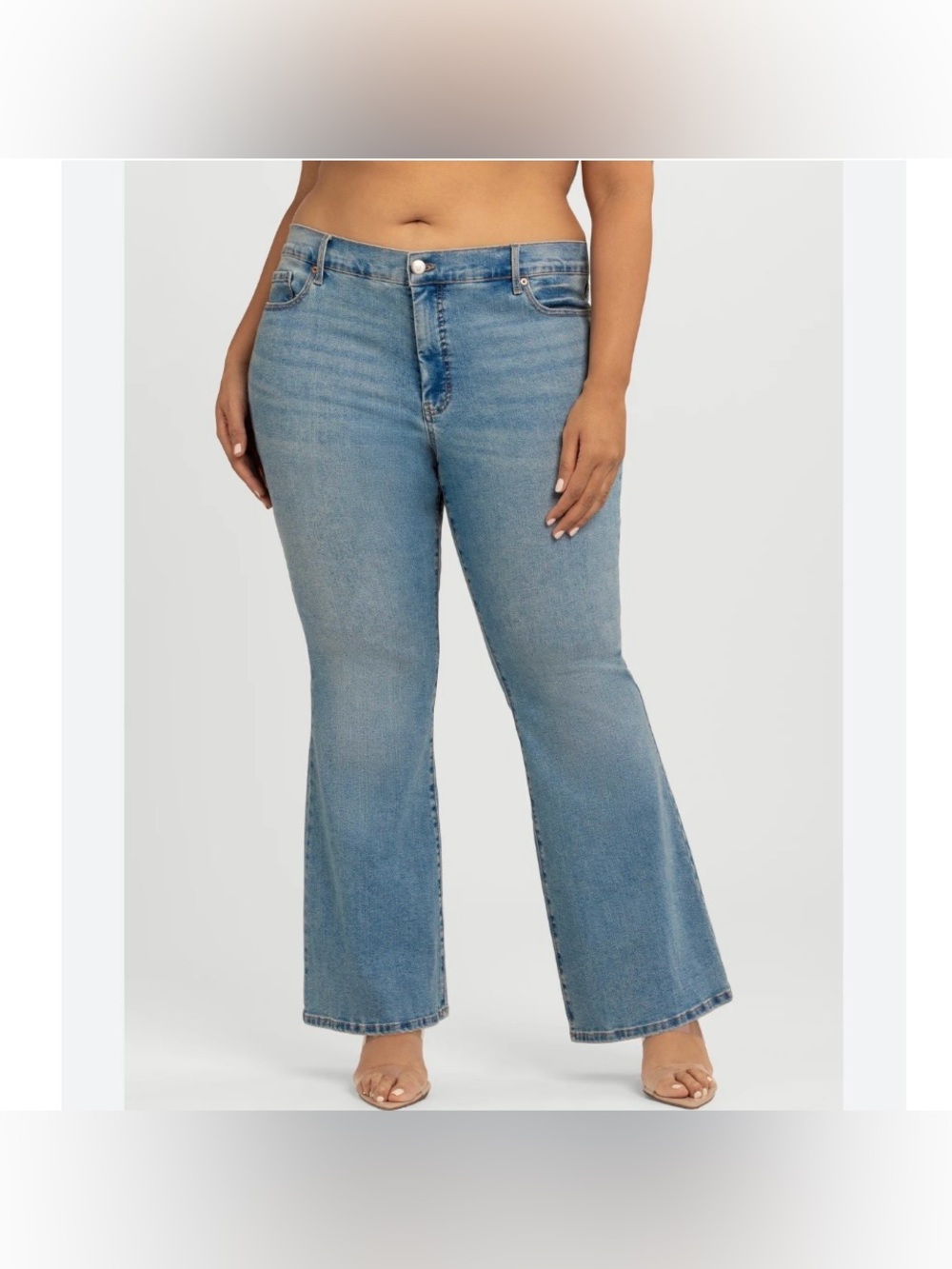 Jessica Simpson Daisy Fitted Flare Jeans Size 18W